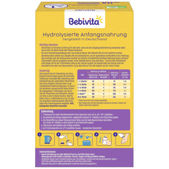 PRE HA (5 x 500g), formulă de lapte praf hidrolizată de la naștere, conține doar lactoză ca și carbohidrat, potrivită pentru alimentație suplimentară