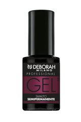 Oja semipermanentă Milano Professional, nr. 21 Burgundy, efect de volumizare, de lungă durată, pentru unghii intense și lucioase, 4,5 ml