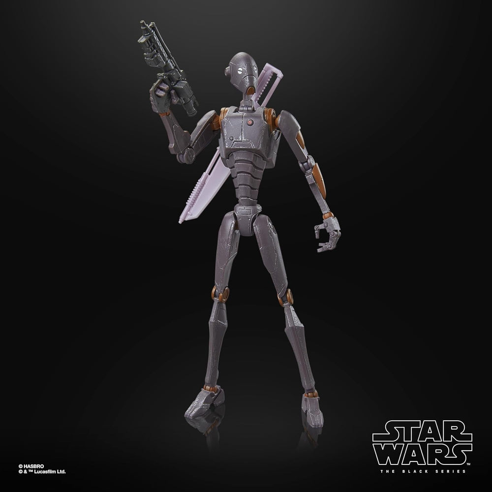 Star Wars Seria Neagră Commander Droid, Star Wars: Războiul Clonelor Premium colecționabil Figura de acțiune (15 Cm) Action figures Naty Shop