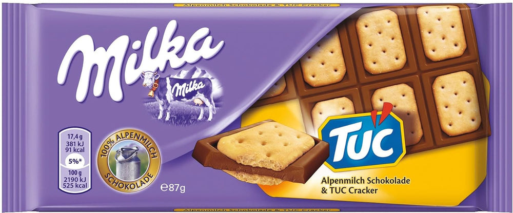 Milka Cow Spots – Ciocolată cu lapte alpină cu ciocolată albă în design cu pete de vacă – 24 x 90g