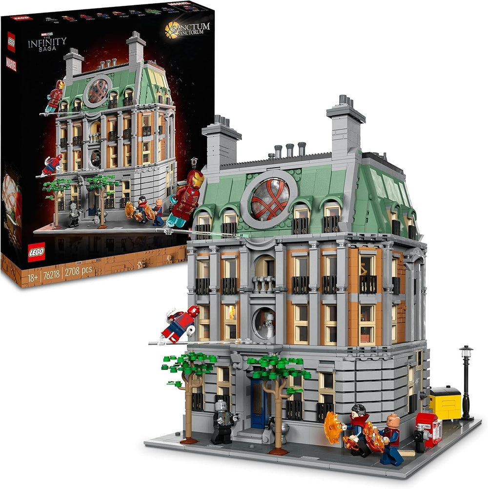LEGO Marvel Sanctum Sanctorum, set de construcție modulară cu 3 etaje, cu minifigurinele Doctor Strange și Iron Man, casă de jucărie din Avengers: Endgame, obiect de colecție pentru fani, decor grozav pentru cameră 76218 Seturi de constructie Besuche den LEGO-Store Singur