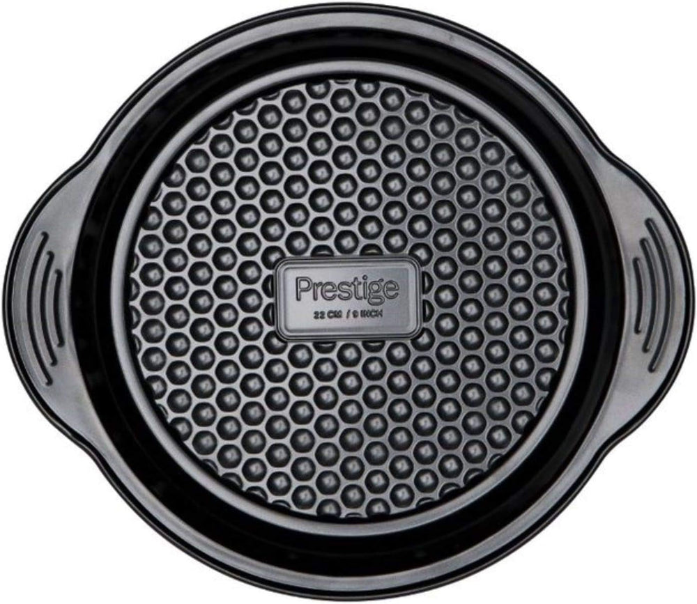 Prestige 48227 Aerolift Muffin Zinn, Carbon Steel, Schwarz Matrite si tavi pentru copt Naty Shop 23Cm Rund Kuchenform