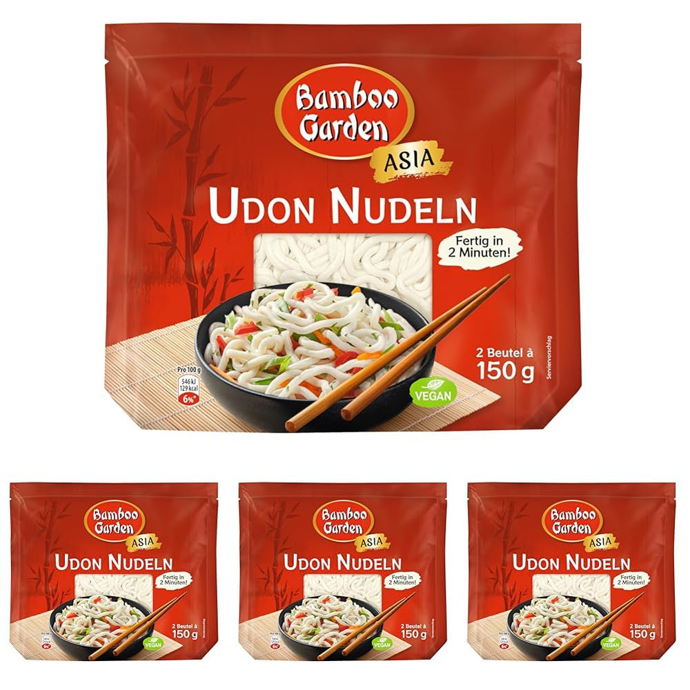 Tăiței Udon din Bamboo Garden, prefierți, 300g