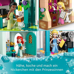 LEGO Disney Princess: Disney Princess Adventure Market, casă de jucărie cu 4 păpuși, inclusiv Cenușăreasa și Ariel, Playset cu harta comorii, cadou pentru fete și băieți de la 6 ani 43246 Seturi de constructie Besuche den LEGO-Store