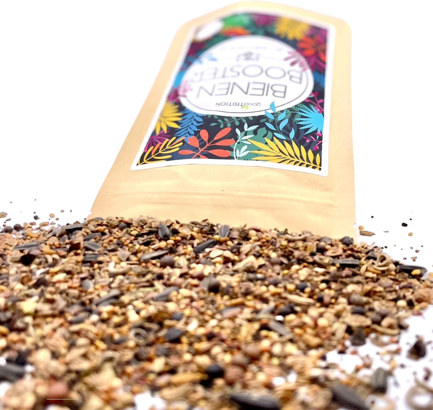 100 G Blumensamen Für 100 Qm Blumenwiese Bienen Booster Im Eigenen Garten Ein- Und Mehrjährig (Blumen-, Kräuter- & Kulturartensamen) Für Ein Bienenparadies Insektenfreundlich
