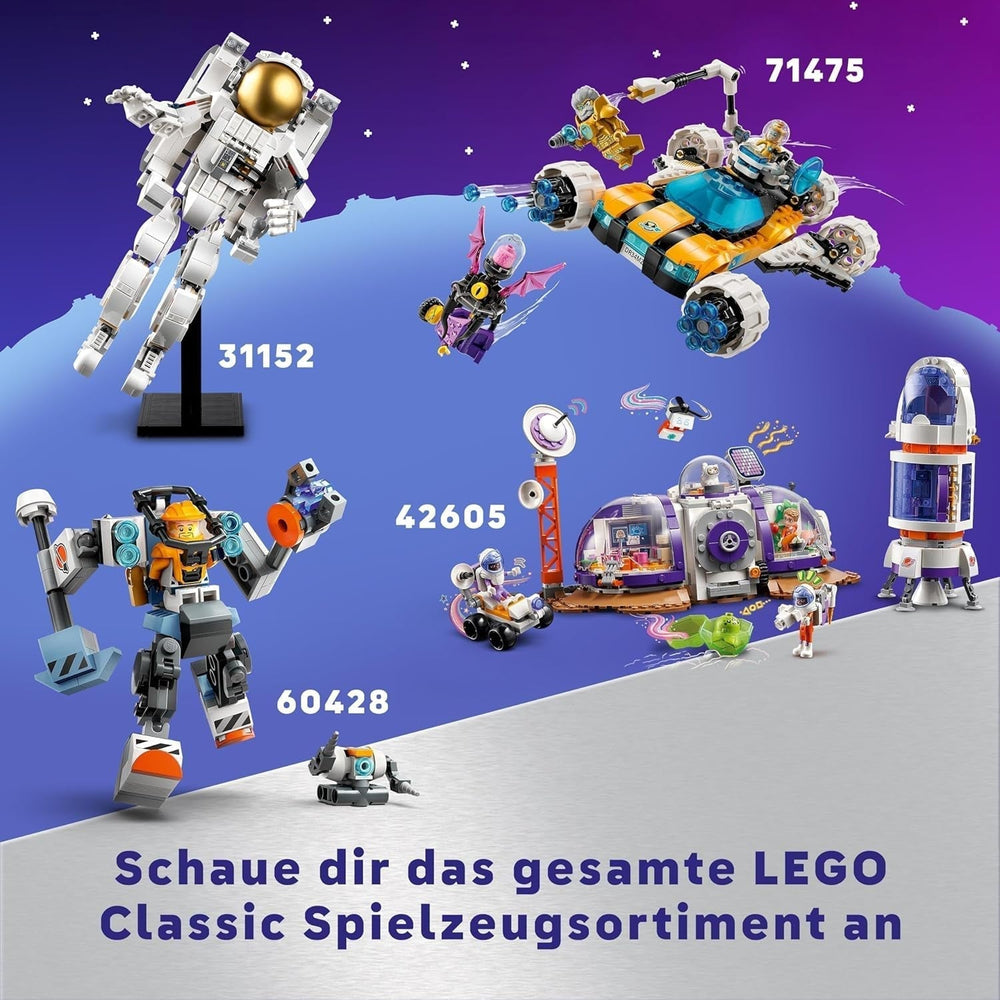 LEGO Classic Creative Space Planets, model construibil al sistemului solar pentru copii, jucărie spațială cu rachetă, navă spațială, planete și extratereștri, cadou pentru copii, băieți și fete de la 5 ani 11037 Seturi de constructie Besuche den LEGO-Store