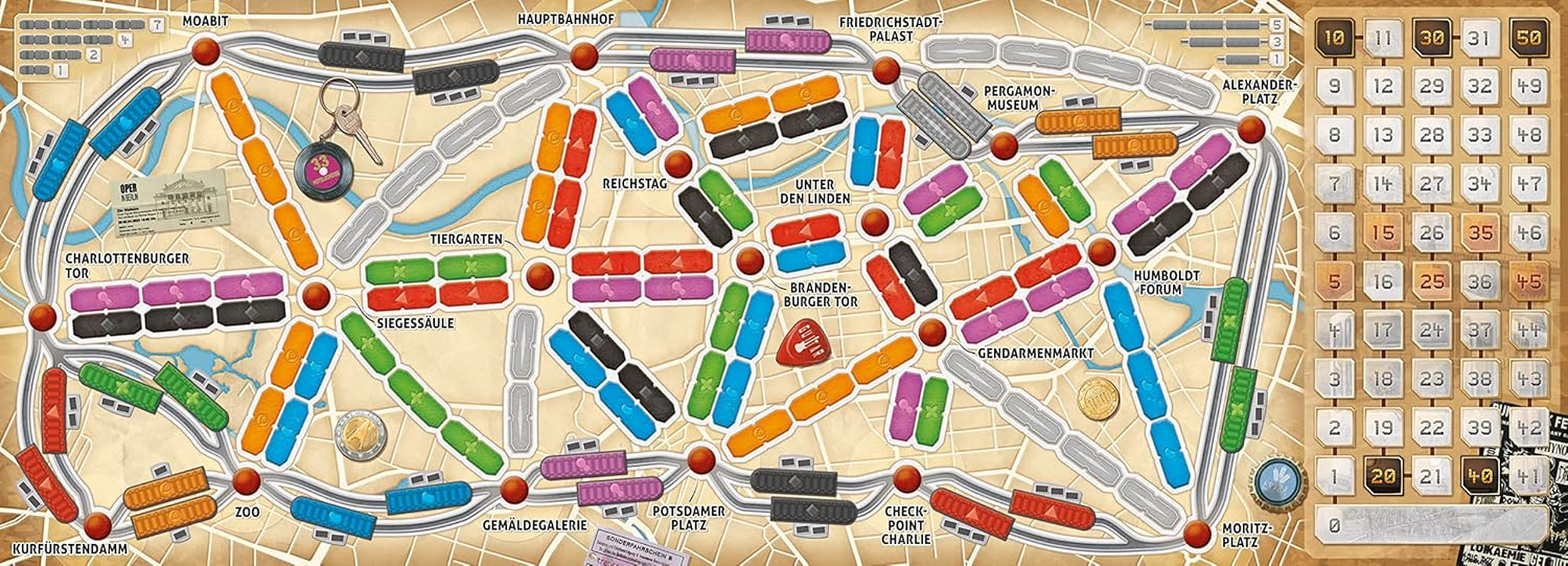 Days of Wonder, Ticket to Ride: Berlin, joc de familie, joc de societate, 2-4 jucători, vârste 8+, 10-15 minute, germană
