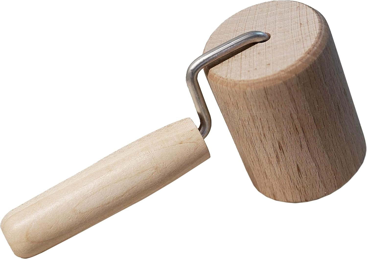 Rolă cilindrică pentru tavă de copt/alăutat din lemn de fag Chinchilla® | Ajutorul robust în bucătărie | Fabricat în Germania | Calitate sustenabilă din Germania | 18 x 5 cm