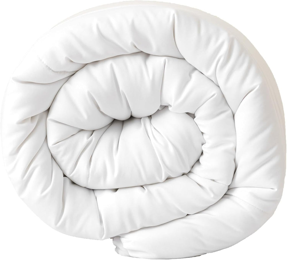 Good Nite Double Duvet, 4.5 Tog, Summer Duvet, Double Duvet, White, Quilt, Poliester, Soft And Lightweight And Machine Washable With Corner Bands (Double Bed 200 X 200 Cm) Plapumi si pilote Naty Shop 10.5 Tog Single 135Ã-200Cm