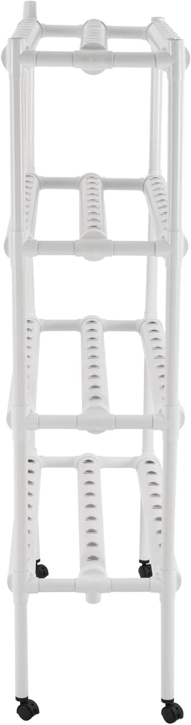 Kit de cultivare hidroponică cu 108 locuri de plantare, 4 niveluri cu pompă de apă. Sistem de cultivare hidroponică fabricat din țevi din PVC-U de calitate alimentară pentru acasă, balcon, grădină și legume de pe balcon.