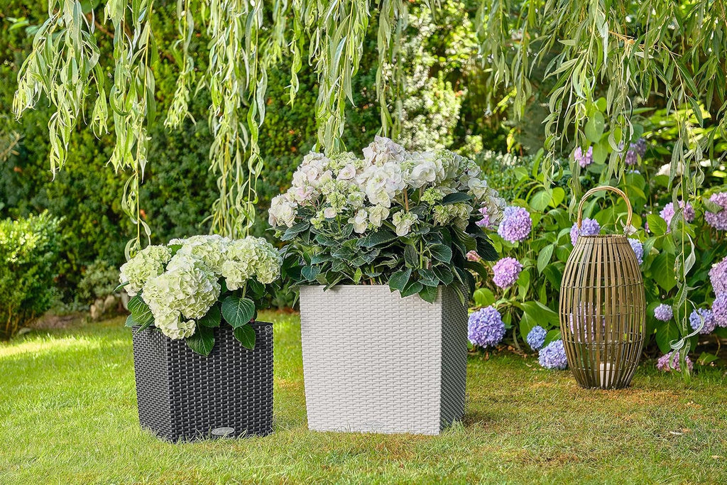 LECHUZA CUBE Cottage 30 granit 15372