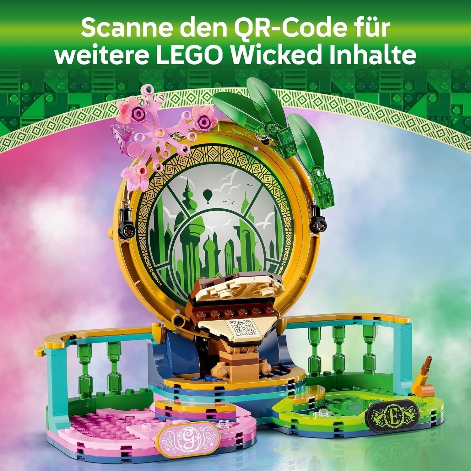 Păpuși LEGO Wicked Elphaba și Glinda - jucărie cu figurine de colecție ale vrăjitoarelor din Oz - cadou creativ pentru fete peste 10 ani și fani ai filmului - 75682 Seturi de constructie Besuche den LEGO-Store