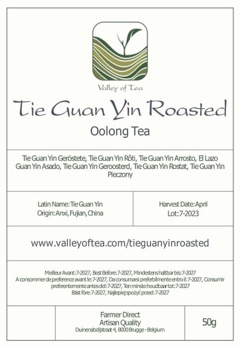 Ceai Tie Guan Yin Oolong - Ceai albastru prăjit Ti Kuan Yin China - Ceai chinezesc Wu Long Tieguanyin - Ceai albastru Ceai Olongh Ceai Olongo