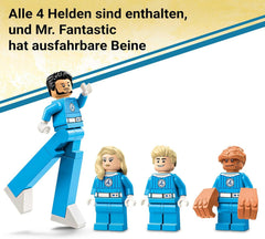 LEGO ǀ Marvel Fantastic Four vs. Galactus Baufigur - Bauset mit Superhelden - Spielset mit The Thing, Invisible Woman und Human Torch - Kreatives Geschenk für Jungen und Mädchen - 76316