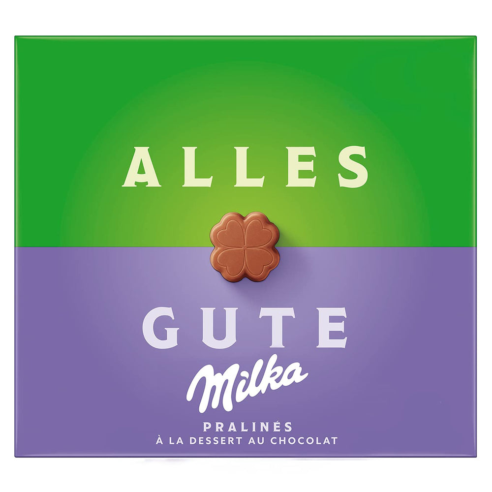 Praline Milka All the Best 10 x 110g, Praline fine din ciocolată cu lapte alpină cu umplutură de cremă de cacao (pachet de 2)