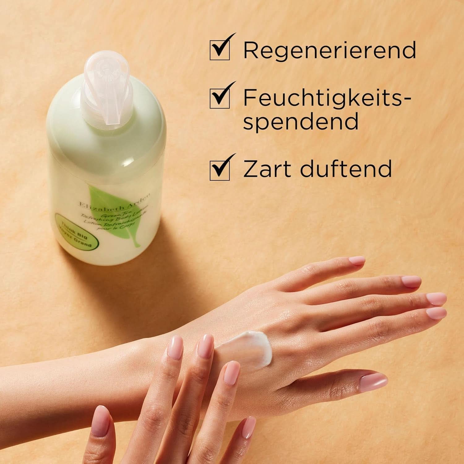 Elizabeth Arden - loțiune de corp răcoritoare cu parfum de extract de ceai verde, 500 ml Duș și baie Naty Shop