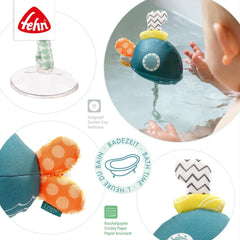 Fehn jucărie de baie submarin plutitor - Jucărie pentru bebeluși pentru cadă - Jucărie de apă plutitoare pentru distracție veselă la baie - Jucărie de baie pentru bebeluși și copii mici de la 0+ luni Jucarii Bebe Naty Shop