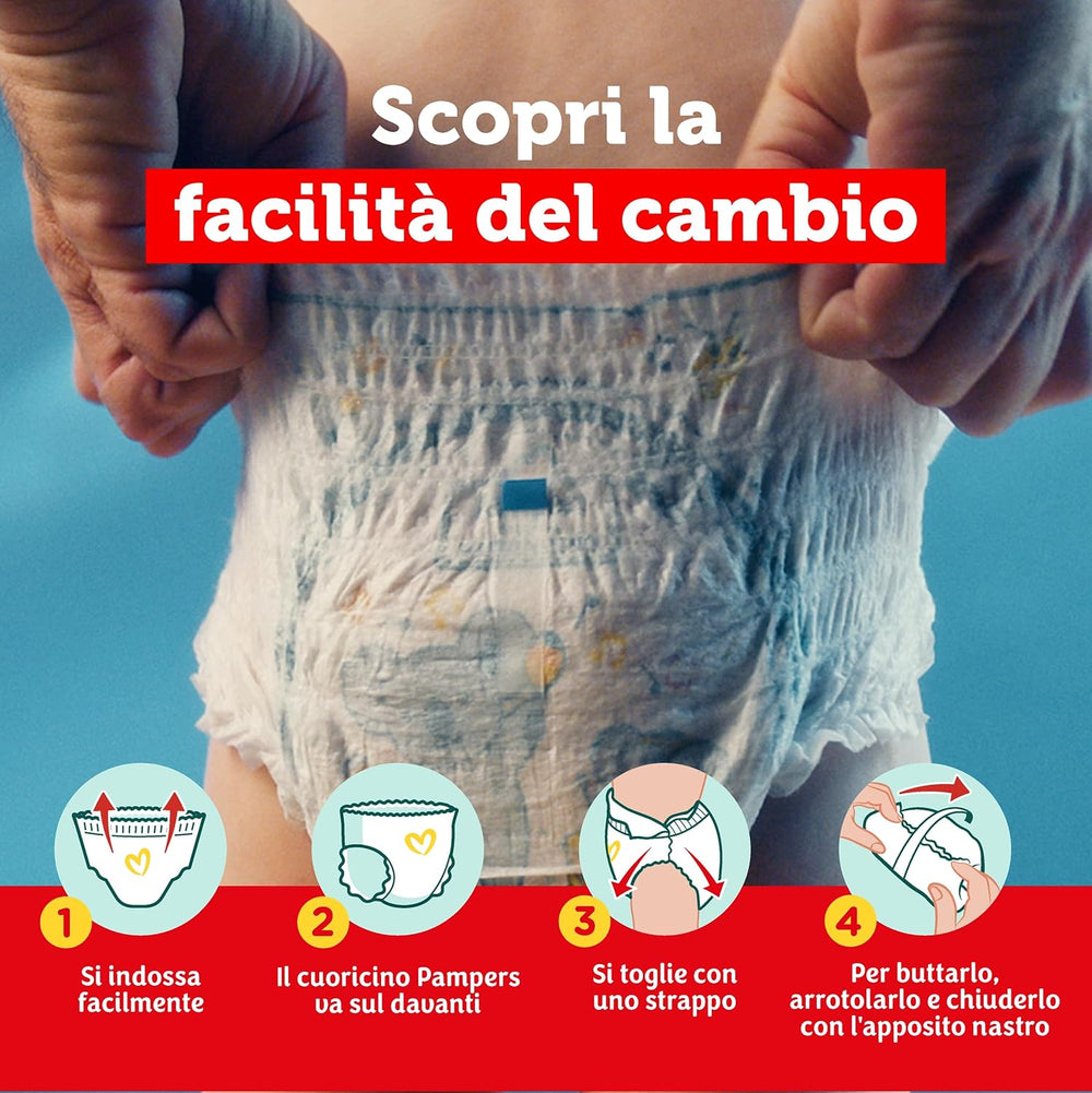 Scutece Pampers Baby Dry Junior, pachet dublu DWCT, mărimea 5 (12-18 kg), 28 de scutece