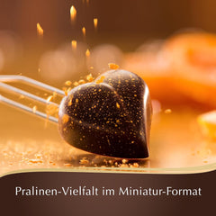Ciocolată - Mini Praline de Ciocolată Neagră | 90 g | Cutie cu 18 praline, fiecare în 6 sortimente delicioase | Cadou de Ciocolată | Cadou de Ciocolată (Pachet de 4)
