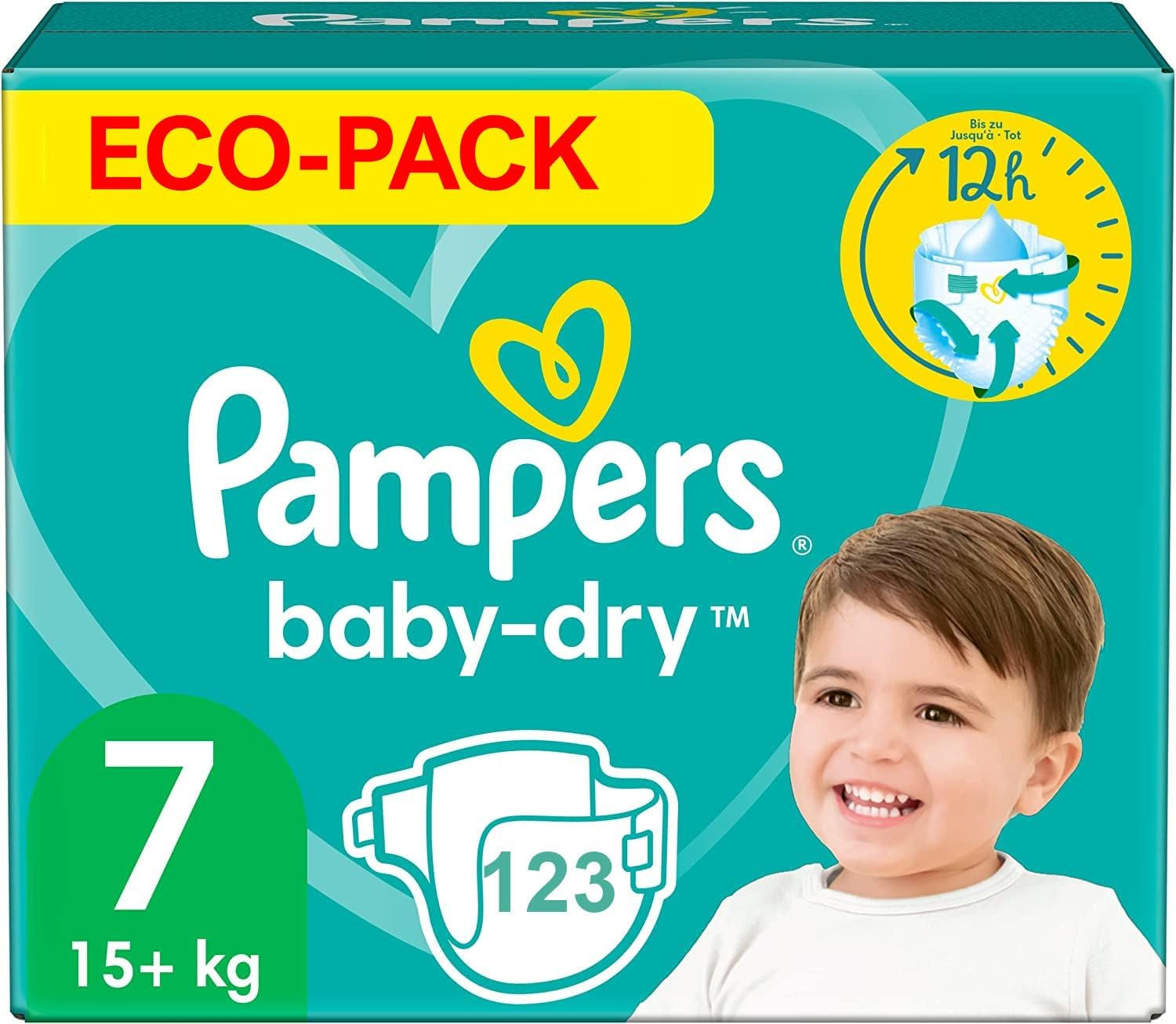 Scutece PAMPERS Baby-DRY mărimea 7 123