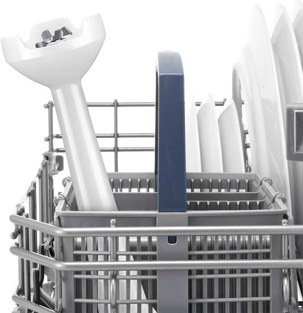 Bosch Stabmixer Clevermixx MSM14000, Abnehmbarer Mixfuß, Ergonomischer Griff, Leichtes Gehäuse, 4-Klingen-Messer, Einfache Reinigung, 400 W, Weiß/Rot Bucatarie Naty Shop