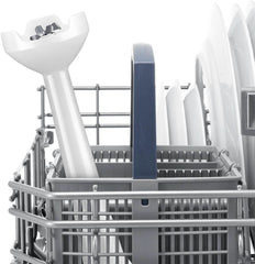 Bosch Stabmixer Clevermixx MSM14000, Abnehmbarer Mixfuß, Ergonomischer Griff, Leichtes Gehäuse, 4-Klingen-Messer, Einfache Reinigung, 400 W, Weiß/Rot Bucatarie Naty Shop