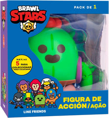 Bizak Brawl Stars 64116011 Pachet de figurine de acțiune 1 în cutie, Figurine Spike, Multiplayer, Combat Player, Mobil, 11 Cm Action figures Naty Shop