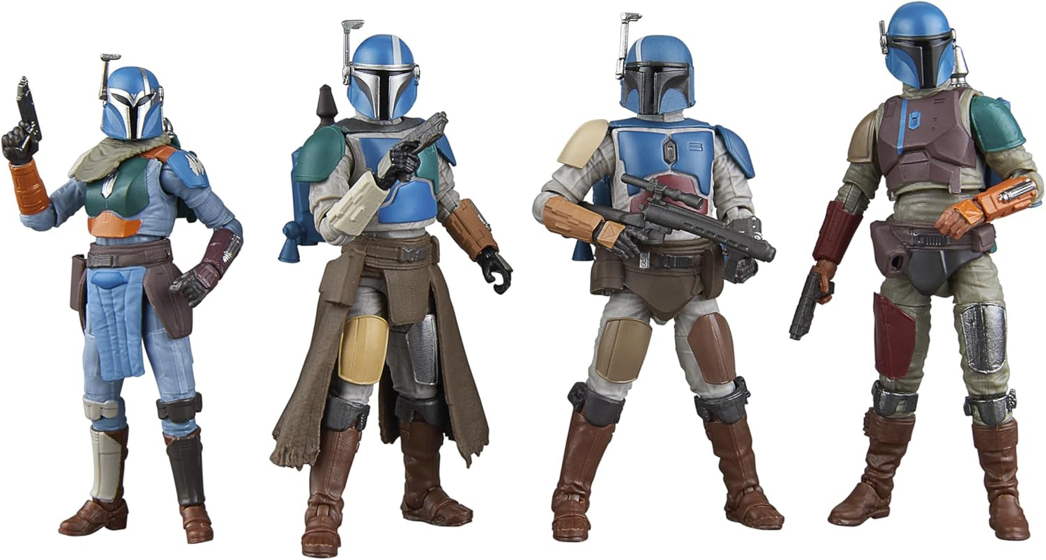 Star Wars Colecția Vintage Mandalorian Shriek-Hawk, 4-Pack Mandalorian, Scala 9.5 Cm Action figures Naty Shop Titlu implicit