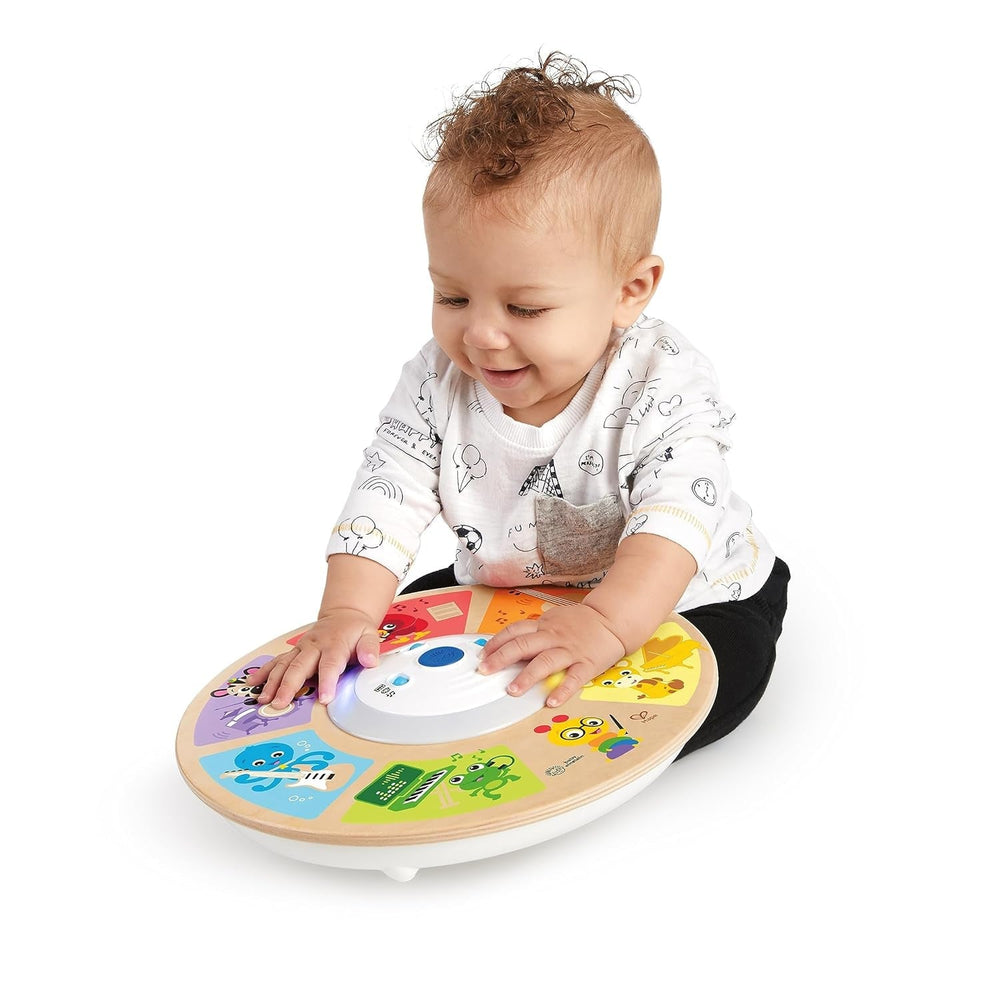 Baby Einstein, Hape, Cal's Smart Sounds Symphony Magic Touch Jucărie electronică din lemn cu activități în 3 limbi (engleză, franceză și spaniolă), 3 moduri, de la 6 luni Jucarii Bebe Naty Shop