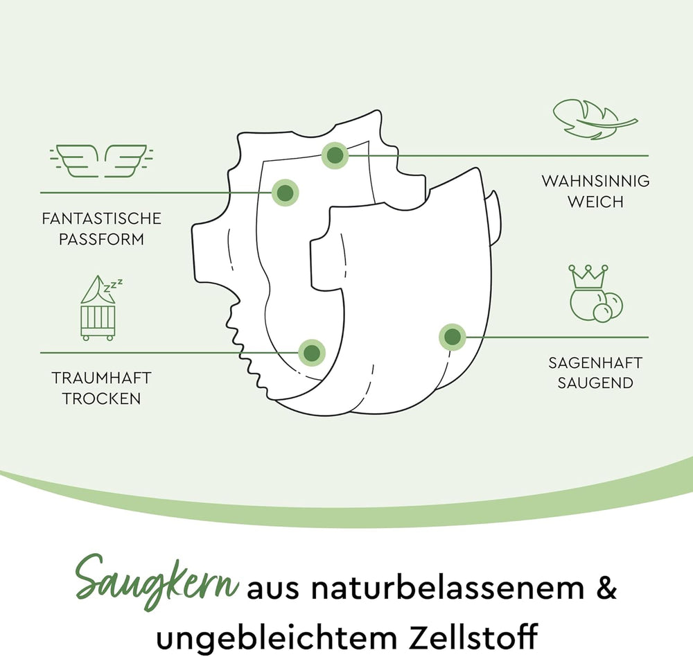 Scutece ecologice LILLYDOO, mărimea 5 (11-16 kg), cutie lunară (125 bucăți)