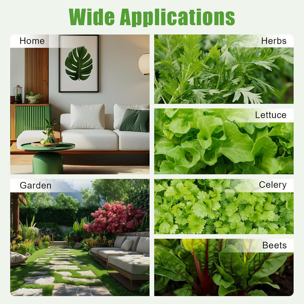 Kit de creștere hidroponică cu 36 de locuri de plantare, Kit de creștere hidroponică 100×50×30cm, Sistem de creștere hidroponică cu pompă de apă, Sisteme de creștere a plantelor fără sol din PVC-U