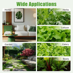 Kit de creștere hidroponică cu 36 de locuri de plantare, Kit de creștere hidroponică 100×50×30cm, Sistem de creștere hidroponică cu pompă de apă, Sisteme de creștere a plantelor fără sol din PVC-U