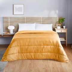 Pikolin Home - Plapumă reversibilă 300 G - Umplutură nordică bicoloră - Pentru pat 90 - confortabilă, caldă, respirabilă, Mallow, 150 X 220 Cm Plapumi si pilote Naty Shop