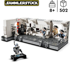 LEGO Star Wars Îmbarcarea pe Tantive IV, Jucărie de construcție pentru filmul O nouă speranță, Playset de fantezie pentru copii de colecționat, Idee de cadou pentru băieți și fete de peste 8 ani și pentru colecționari 75387 Seturi de constructie Besuche den LEGO-Store