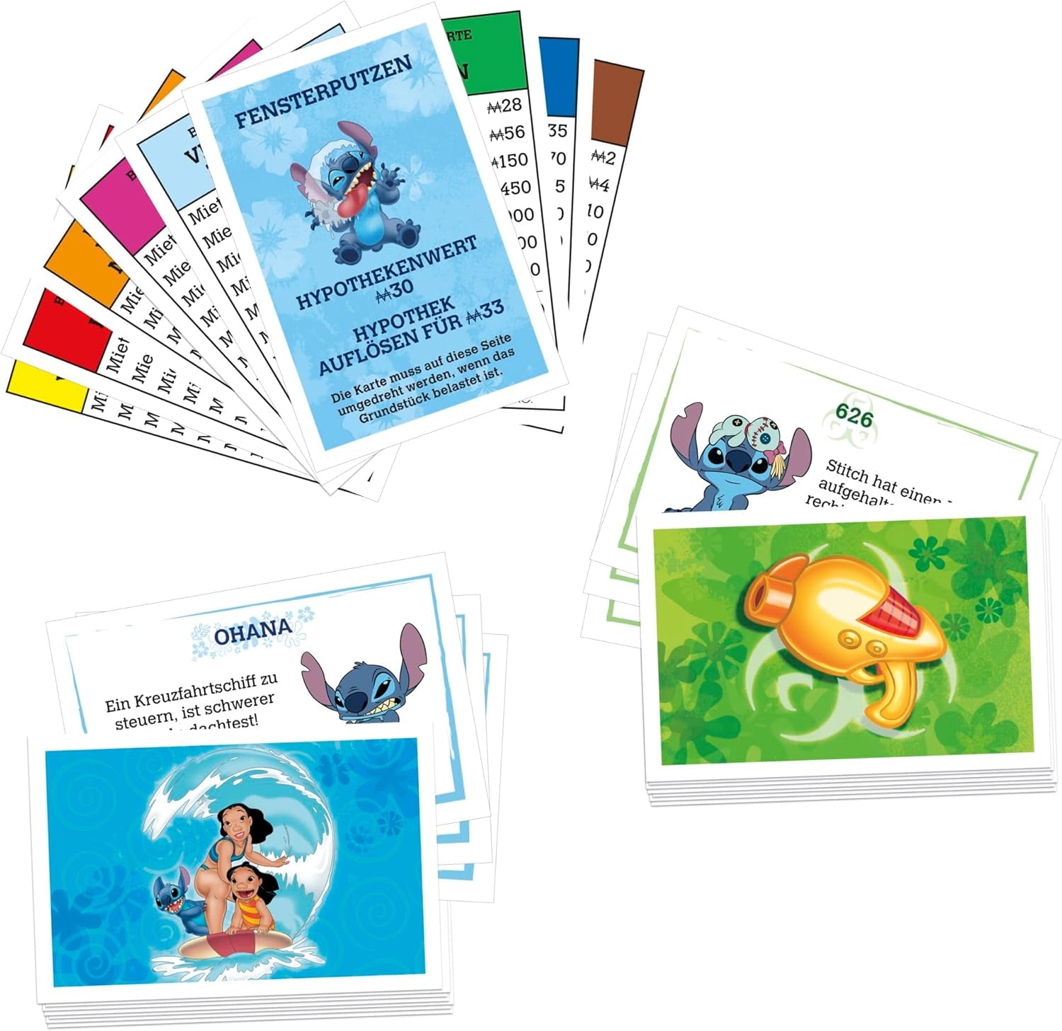 Joc de societate Monopoly Disney Stitch Edition - Versiunea germană