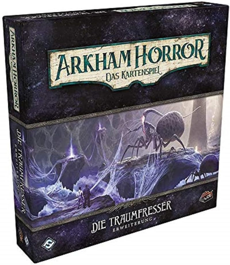 Fantasy Flight Games, Arkham Horror: LCG, Joc de bază, Joc pentru experți, Joc de cărți, 1-4 jucători, Vârste 14+, 45+ minute, Germană, Multicolor, Colorat