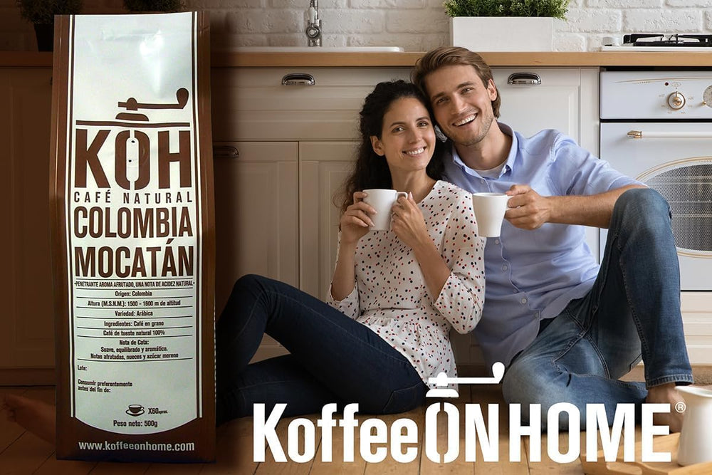 Kaffee Kolumbien Mocatán – Ganze Bohnen – 100% Arabica – Natürlich geröstet – Fruchtiges Aroma – Single Origin Spezialität – 500g Kaffeegenuss