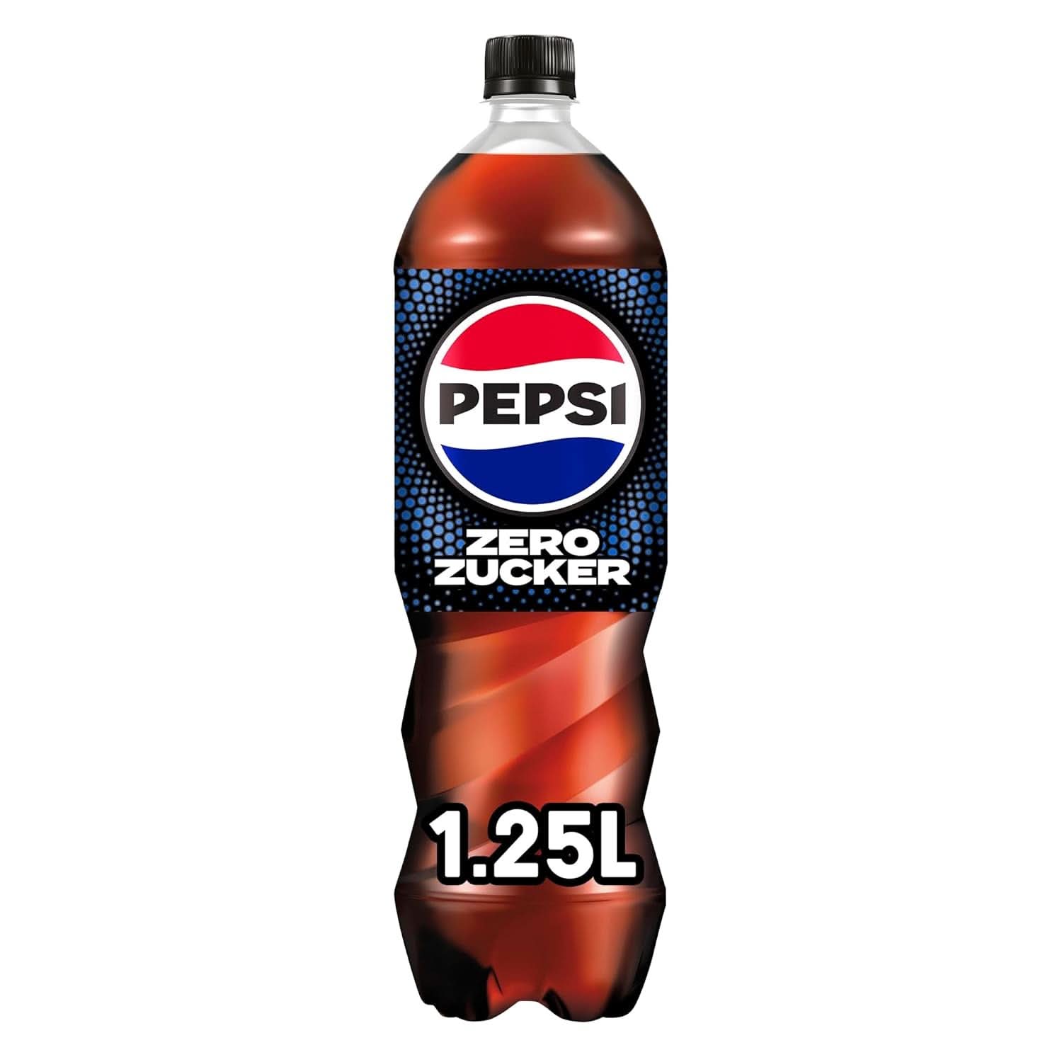 Pepsi Zero Sugar, Băutura răcoritoare fără zahăr, cola cofeinizată, set 6 x 1,25 litri Bauturi fara alcool Naty Shop