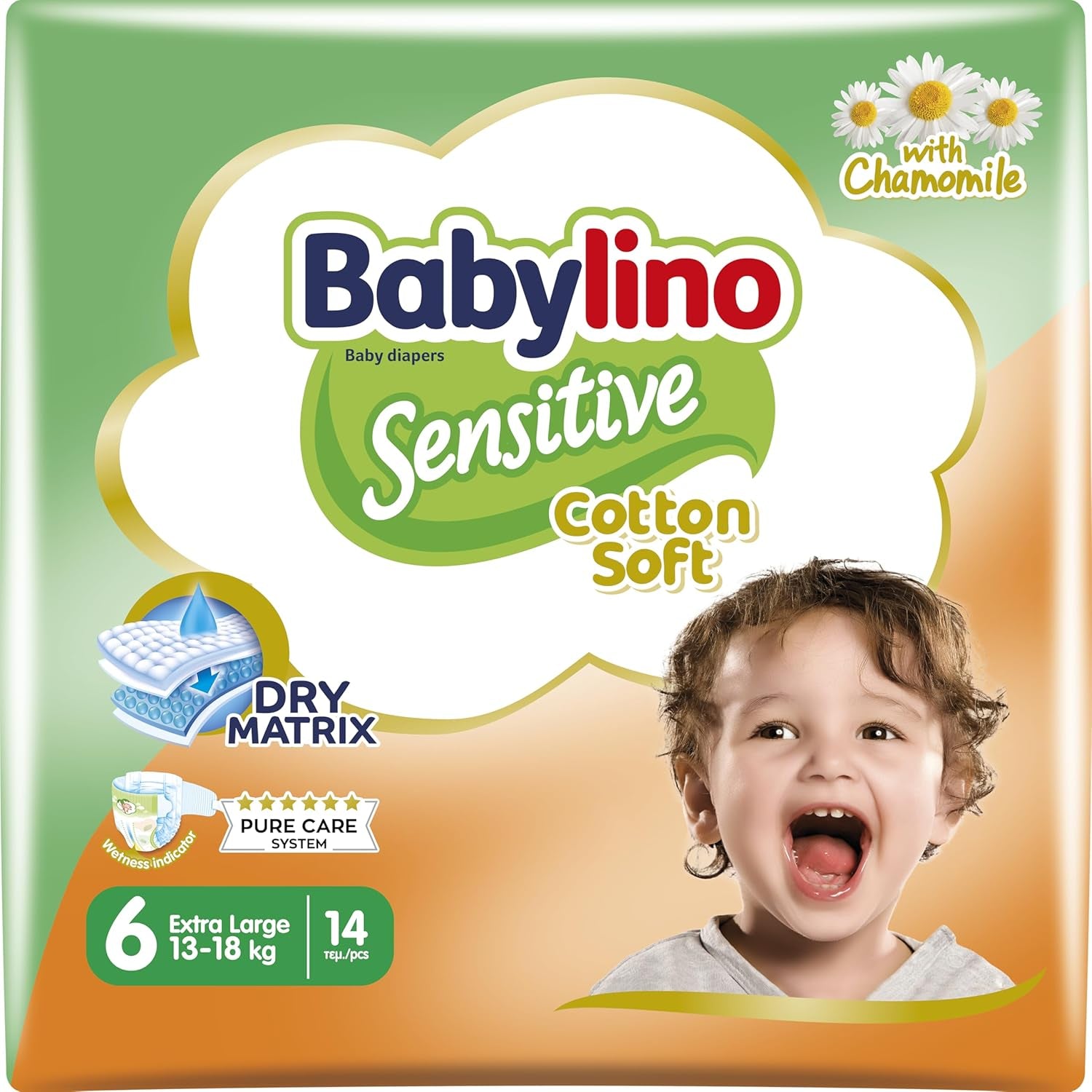 Scutece pentru bebeluși Sensitive mărimea 4, Maxi (8-13 kg), 20 bucăți