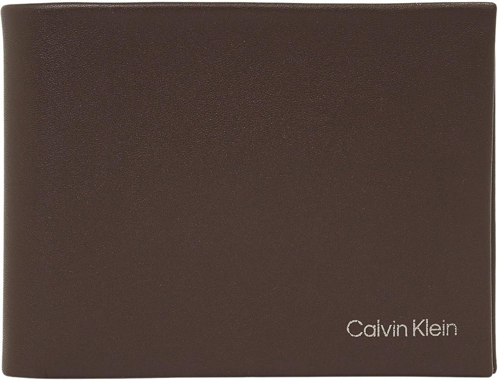 Calvin Klein Bifold pentru bărbați Ck Concise 5cc W/Coin L K50k510599 Portofele Portofel Barbati Naty Shop Negru (Java) Os