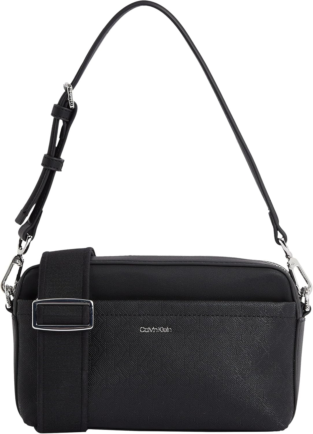 Calvin Klein geantă de umăr pentru femei Must Camera Bag Mono curea de umăr lată, Black (Ck Black), mărime naturală Genti Femei Naty Shop Titlu implicit