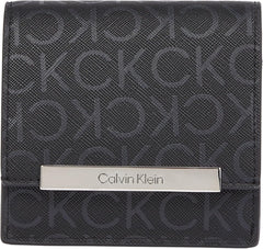 Calvin Klein K60k612443 Femeie Portofel Femei Naty Shop Negru (negru Monogram Pu) Os