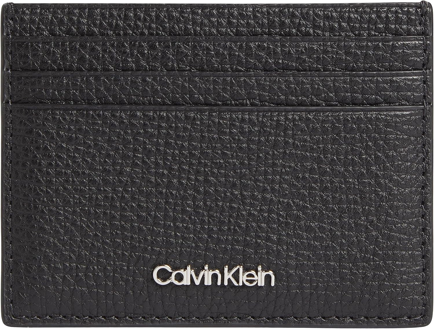 Calvin Klein MINIMALISM CARDHOLDER 6CC Portofel pentru bărbați, Black (Ck Black), OS Portofel Barbati Naty Shop Titlu implicit