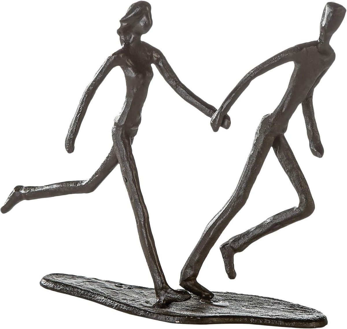 Casablanca - sculptură de design Running - din fier - arsă H 17 cm Statuete si sculpturi Naty Shop Maro Înălțime 17 cm