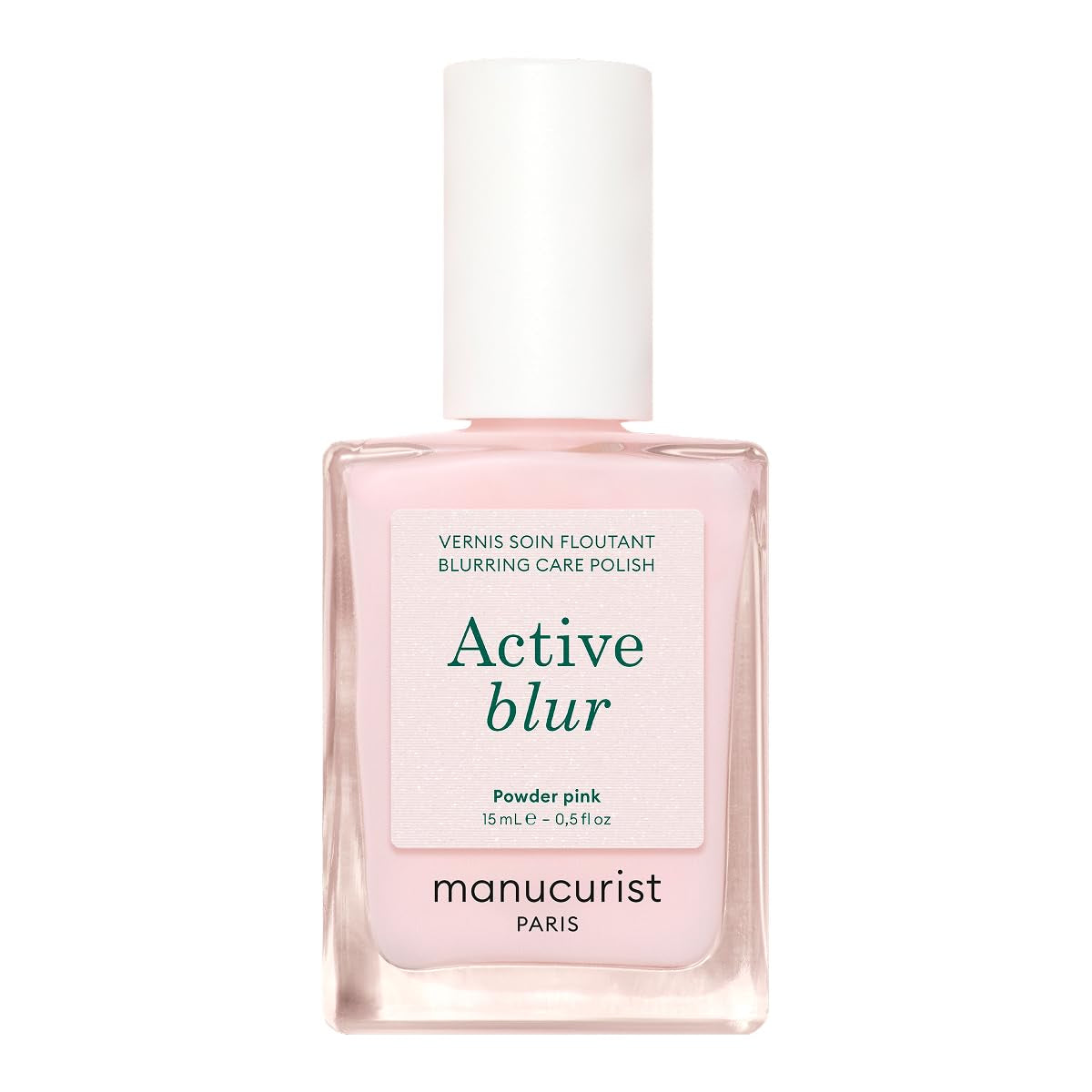 MANUCUIST Îngrijire Oja Repair Active Glow Raspberry (Roz) Bio-Based: Migdale dulci, Zmeură, Oja Hrănitoare și Lucioasă, Efect Roz Transparent - Oja Nude
