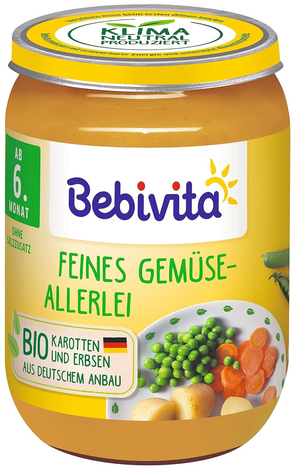 Legume Delicate Vegetable All-Around, pachet de 6 (6 X 190 grame) Mama si Copilul Naty Shop 190 grame Toate tipurile de legume