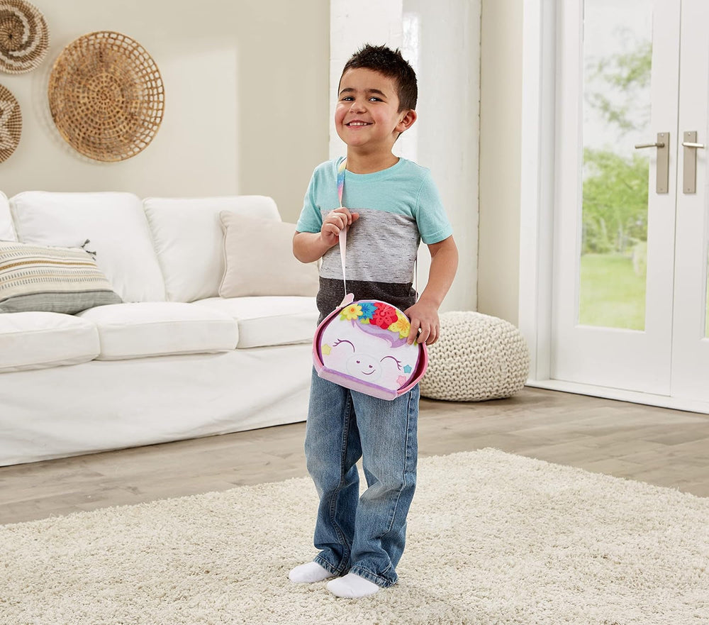 VTech Little Love - Emily Einhorn mit Handtasche – Süße Puppe mit Tasche, in der sie getragen Werden kann – Für Kinder von 3-8 Jahren