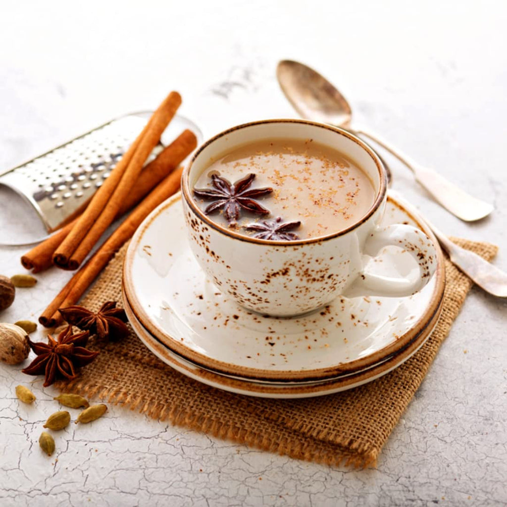 Ceai India'S Masala Chai cu frunze libere | 50 de cești, amestec de ceai negru, scorțișoară, cardamom, piper negru | Ceai Masala condimentat | Chai Latte Suited 3,53 oz/ 100 g pungă