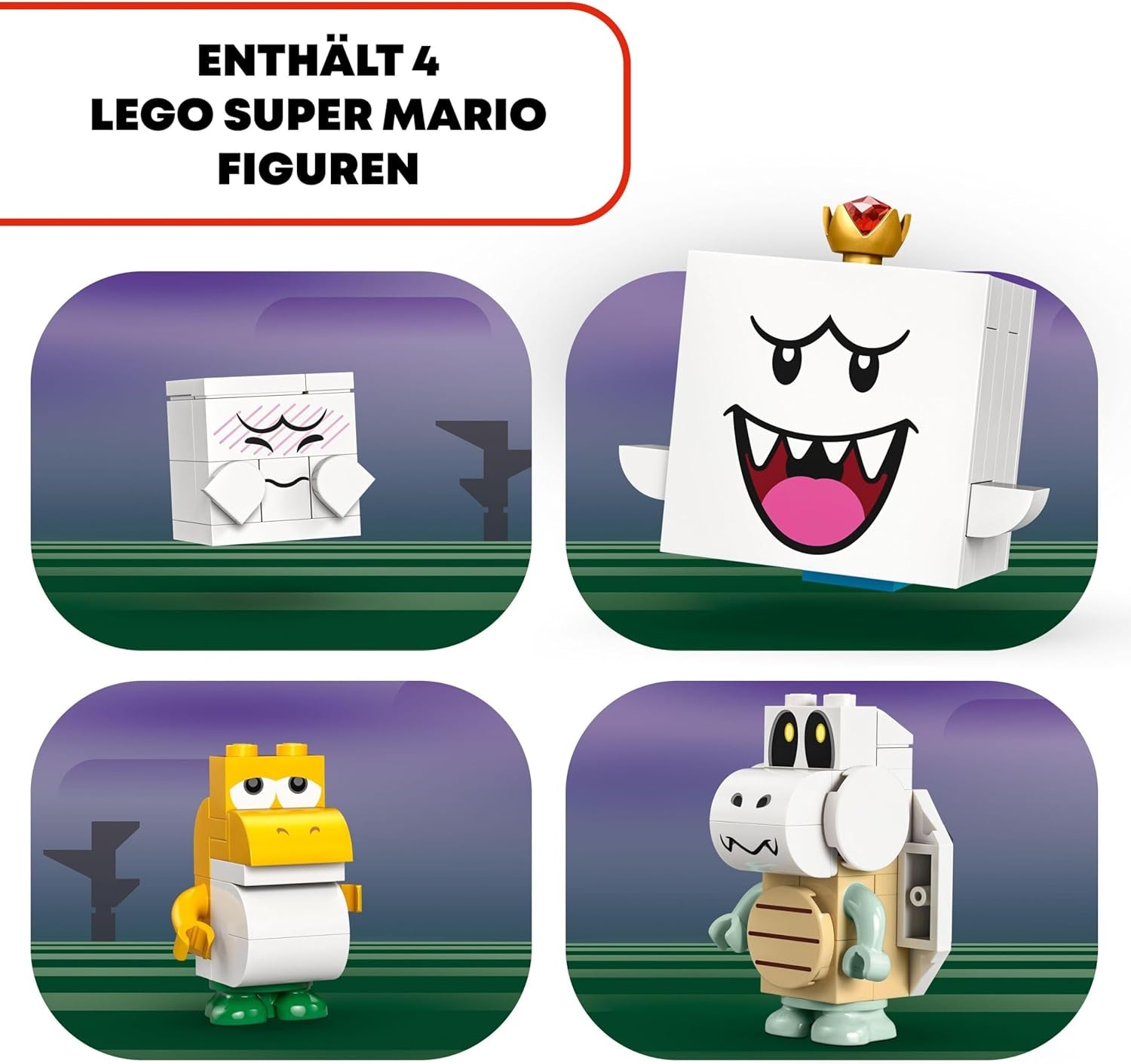 Casa bântuită a lui LEGO Super Mario King Buu Huu, casă bântuită pentru copii, set Nintendo de colecționat, cu Baby Yoshi, cadou pentru băieți, fete și gameri cu vârsta de 8+ 71436 Seturi de constructie Besuche den LEGO-Store