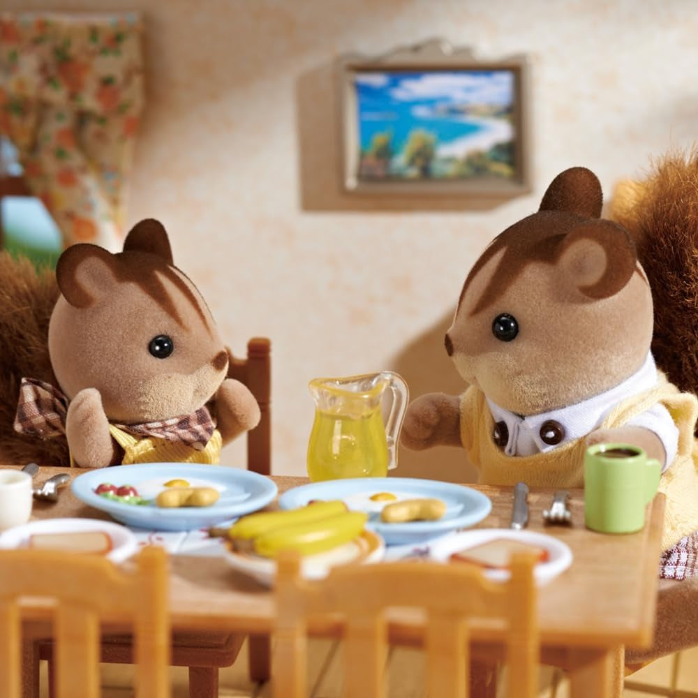 Sylvanian Families L4172 Walnut Squirrel Family - Figurine pentru casă de păpuși